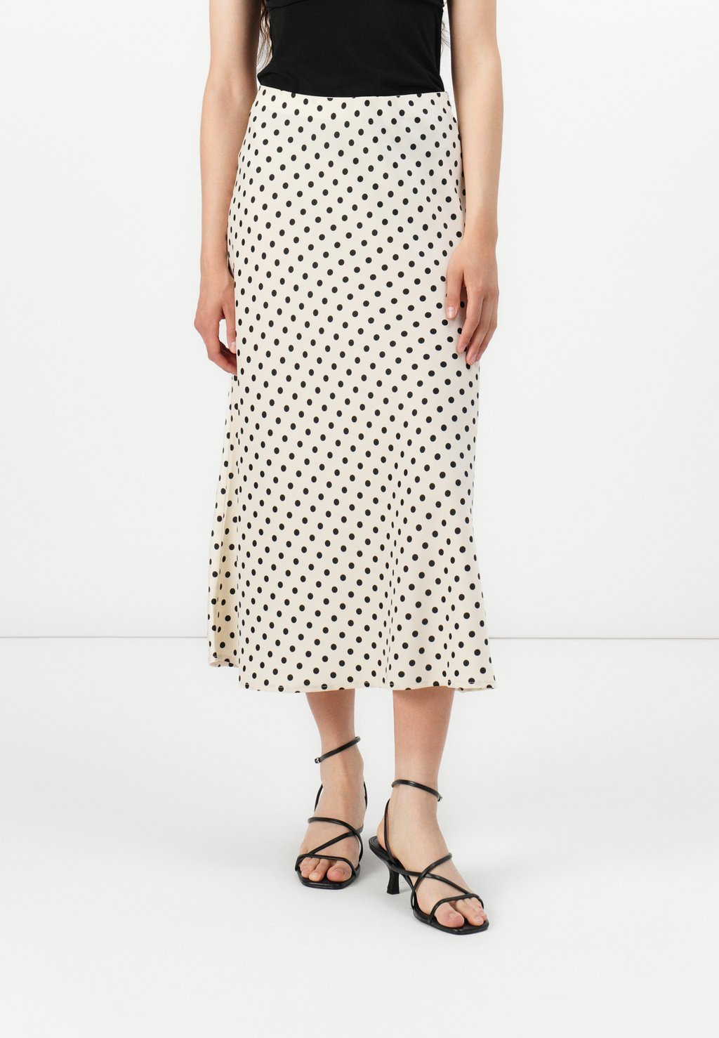 

Юбка А-силуэта PELLA MIDI SKIRT YAS, кремовый