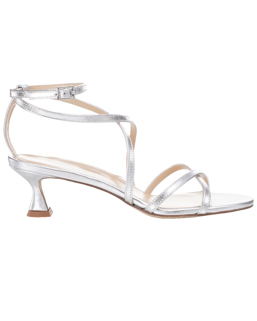 Marion Parke Raina Leather Sandal, металлик
