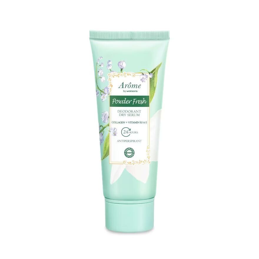 

Arome by Watsons Сухая сыворотка-дезодорант Powder Fresh 50 мл, White
