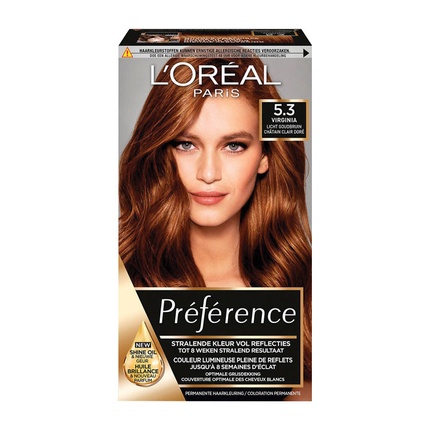 

Loreal Paris Preference 5.3 Светло-золотисто-коричневый цвет волос L'Oréal