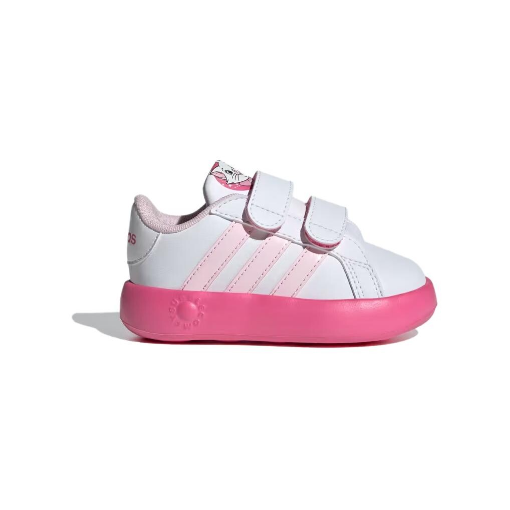 Кроссовки Adidas Grand Court 2.0 Marie Sportswear Cloud White Clear Pink Pulse Magenta TD, белый — фото 2