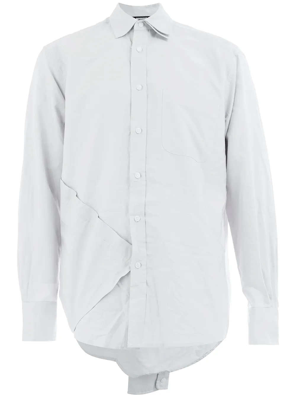 

Рубашка с двойным воротником Moohong, серый