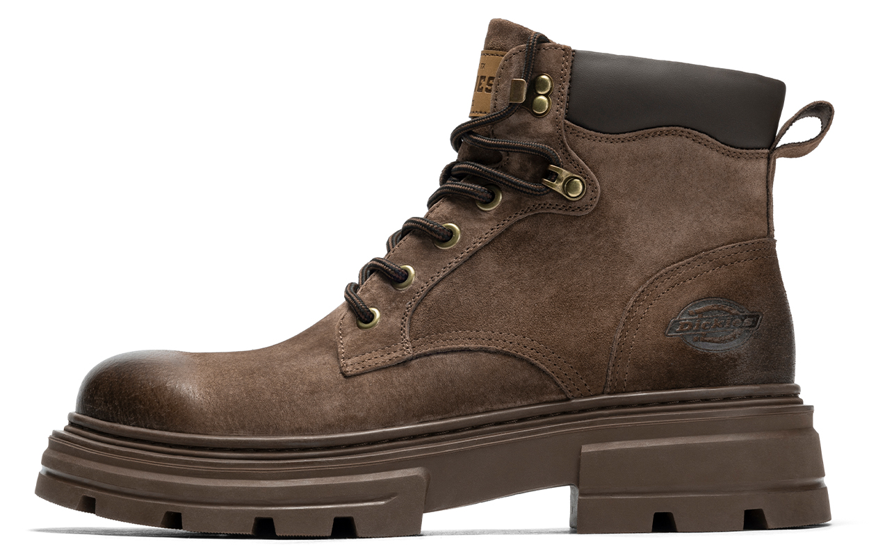 Dickies Короткие полусапоги Martin в стиле Maillard для мужчин, коричневые — фото 4