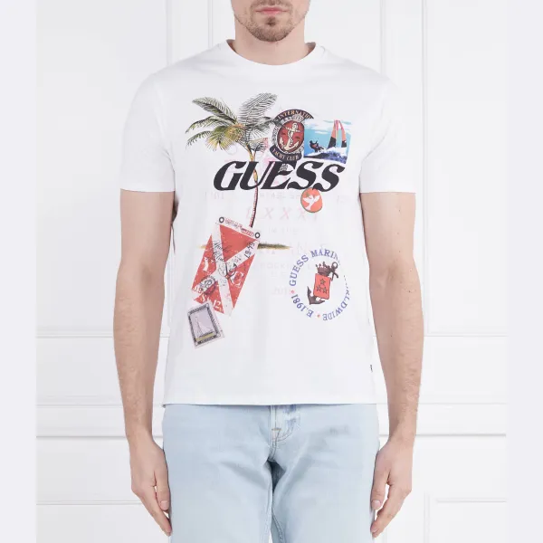 

Футболка стандартного кроя Guess, белый