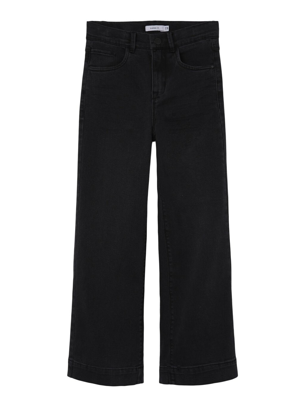 Мешковатые джинсы Nkfrose Wide Name it, цвет black denim — фото 3