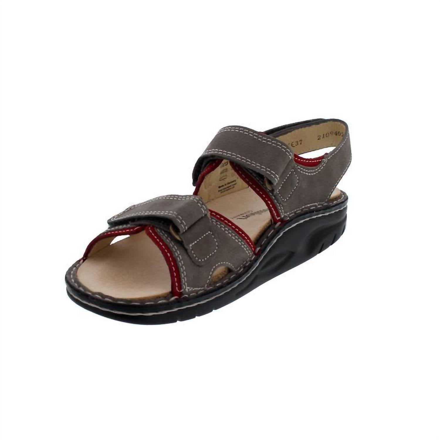 Женские сандалии Yuma Soft в сером цвете Sandia Finn Comfort, цвет grey sandia