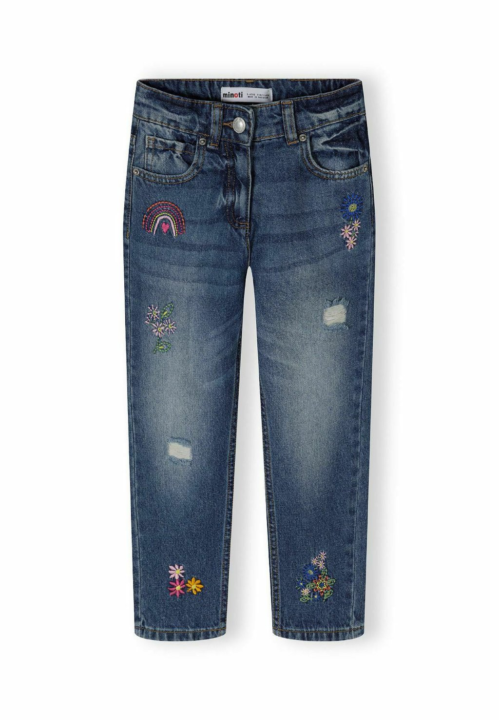 

Джинсы EMBROIDERED MINOTI, цвет Blue Denim