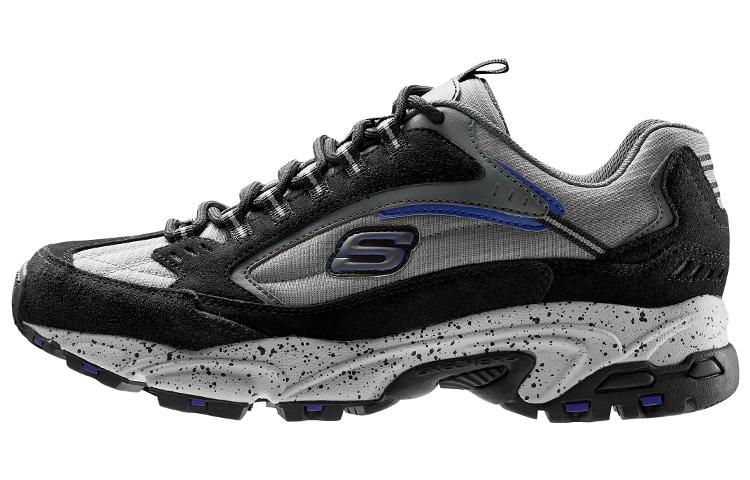 

Stamina Low Top Повседневная обувь мужская черно-бело-серая Skechers