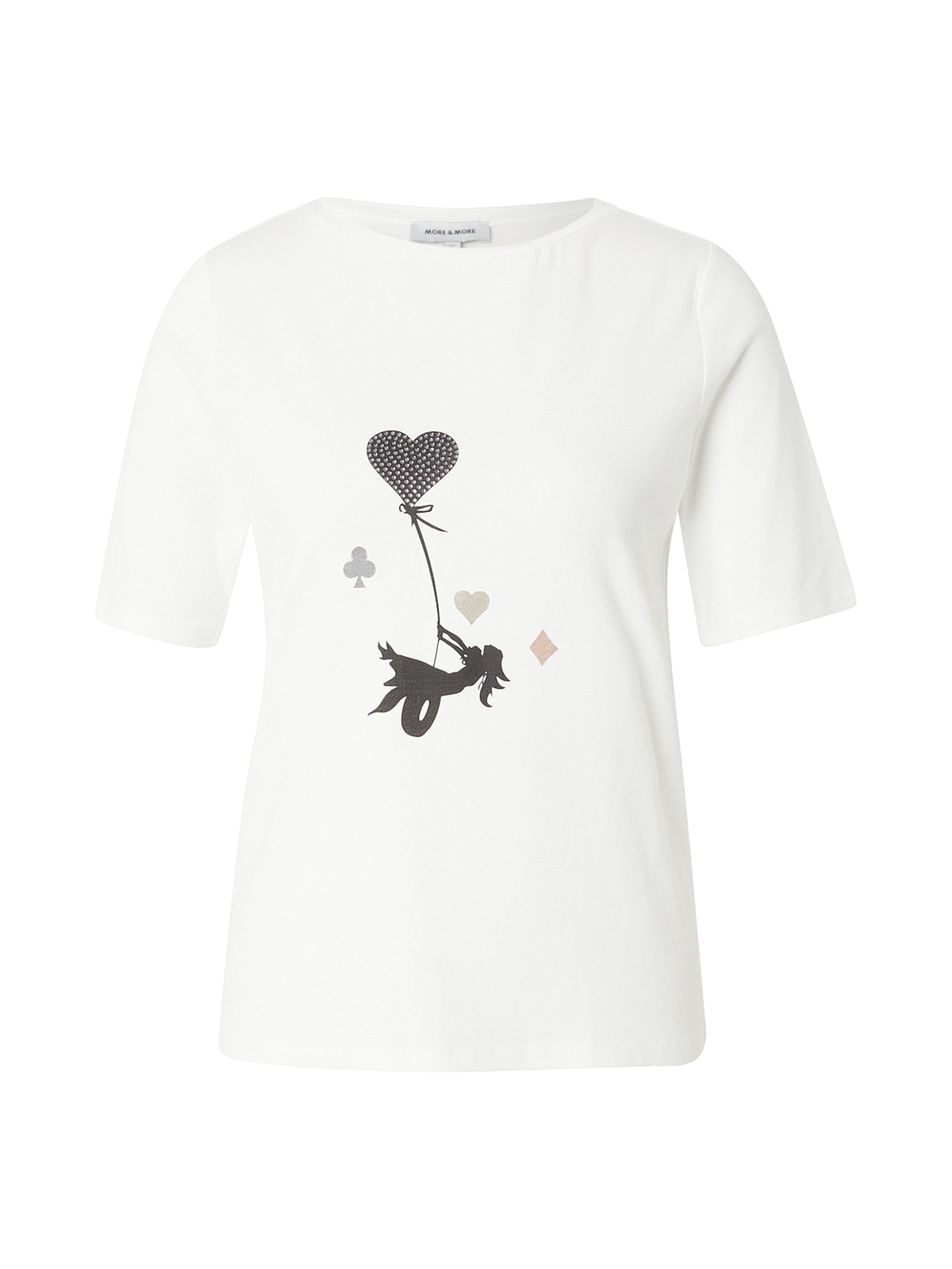 

MORE & MORE Футболка в цвете Off White, Белый, MORE & MORE Футболка в цвете Off White