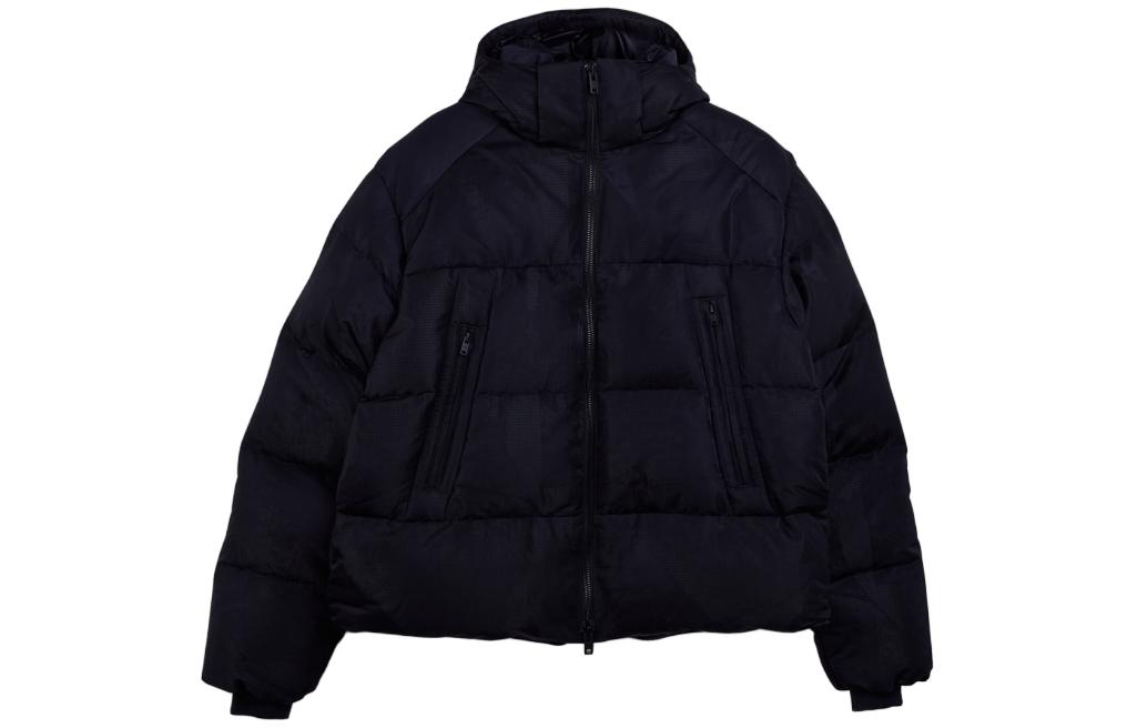 

Y-3 Графическая куртка-пуховик с капюшоном, Black