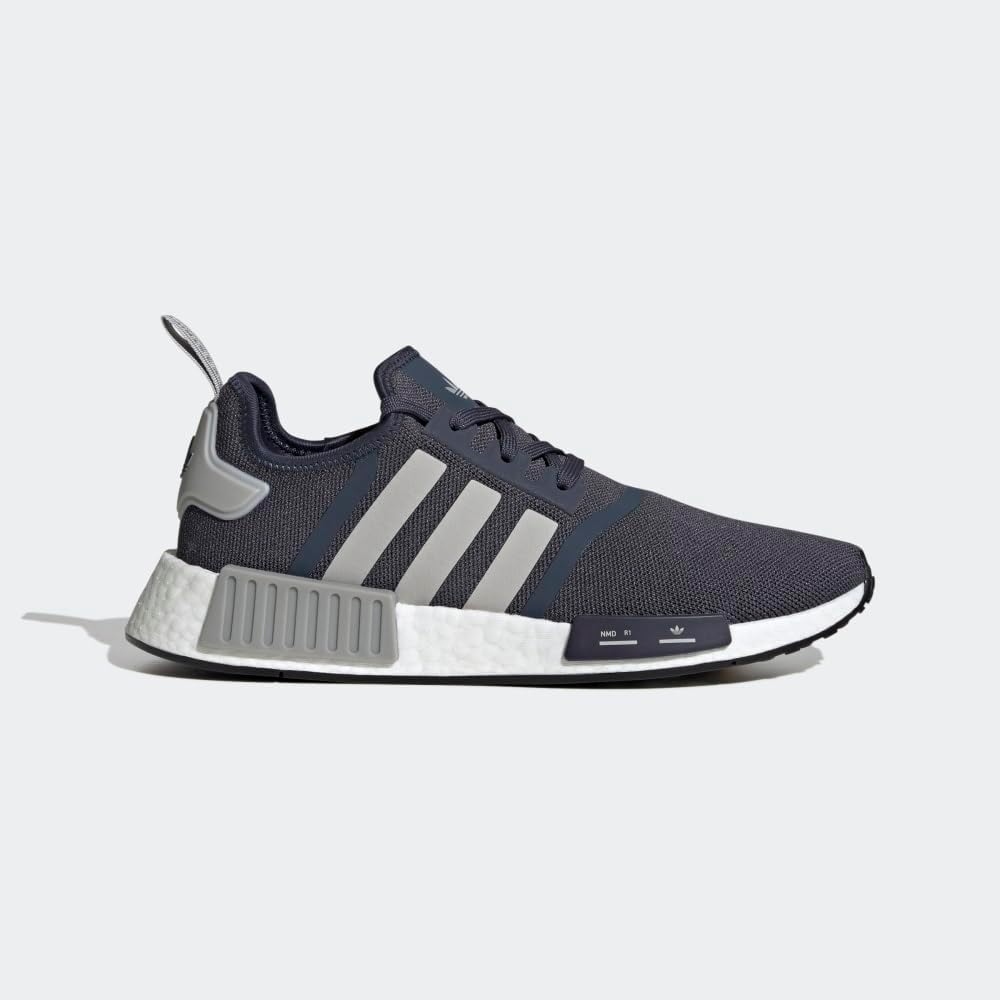 Мужские кроссовки adidas NMDr1 Primeknit, черный/синий/серый — фото 2