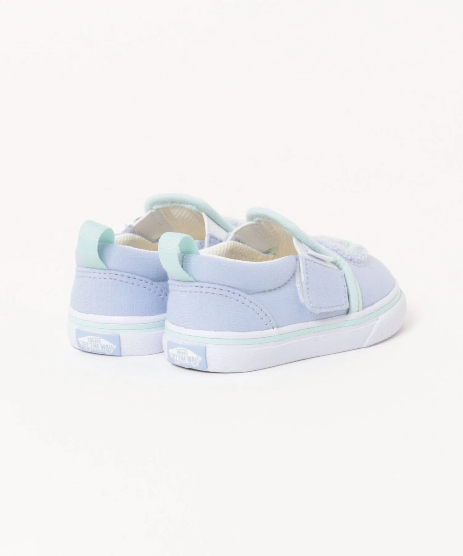 Детские слипоны VANS SLIP ON с вышивкой фиолетовые — фото 2
