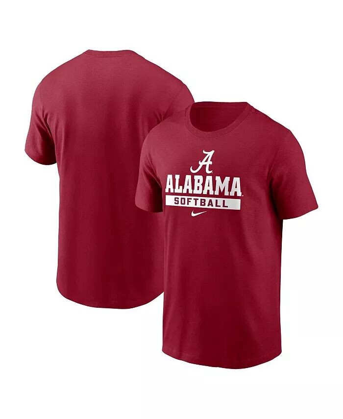 

Мужская футболка для софтбола Crimson Alabama Crimson Tide Nike, красный