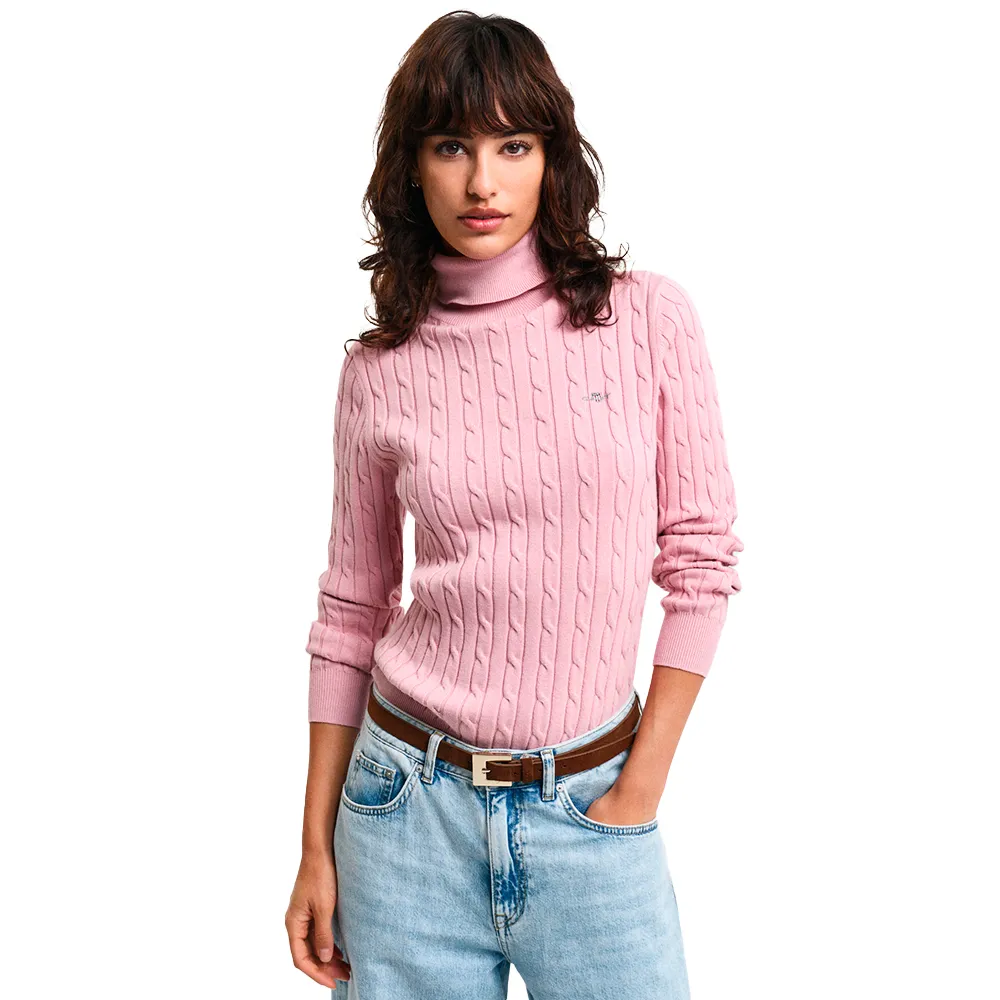 

Свитер Gant 4800102 high neck, розовый
