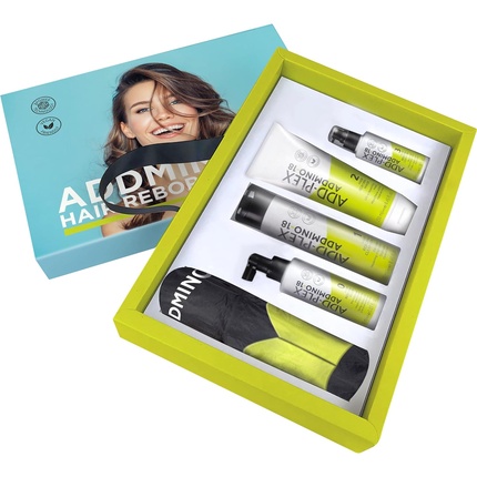 

Addmino-18 Professional Hair Repair Treatment Kit - Шампунь, Маска, Несмываемый Addmino 18