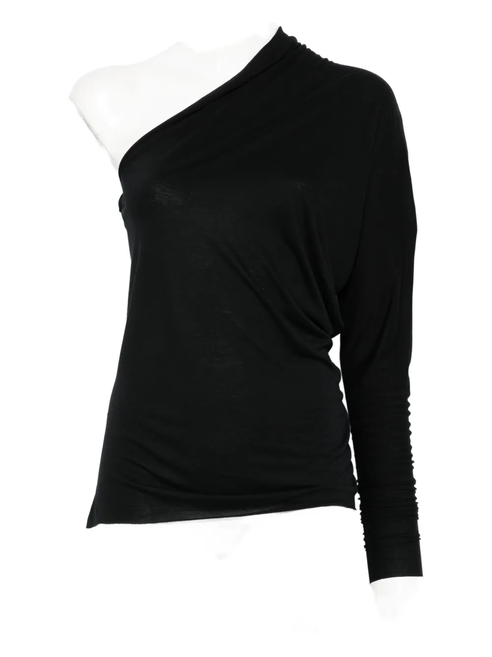 

Блузка на одно плечо Rick Owens Lilies, черный