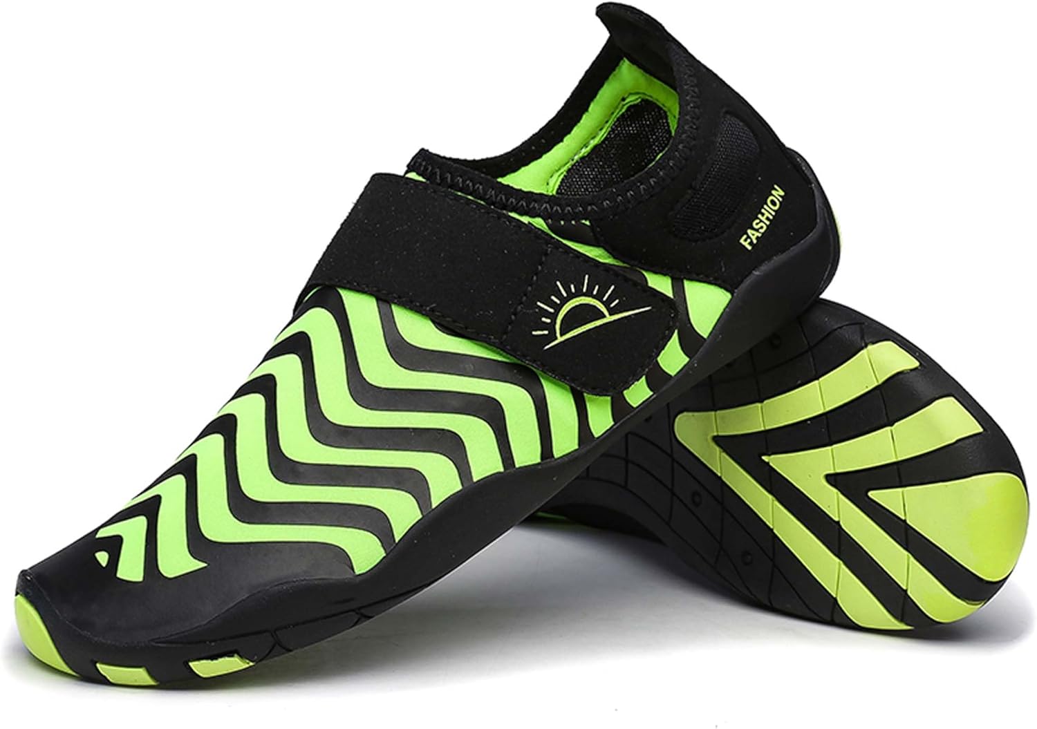 

Женские и мужские водные туфли, легкие, быстро сохнущие, с сеткой, для пляжа, прогулок, рыбалки, парусного спорта, походов, функциональных тренировок, дышащие амфибийные спортивные туфли (для взрослых/подростков) Vtiao, зеленый