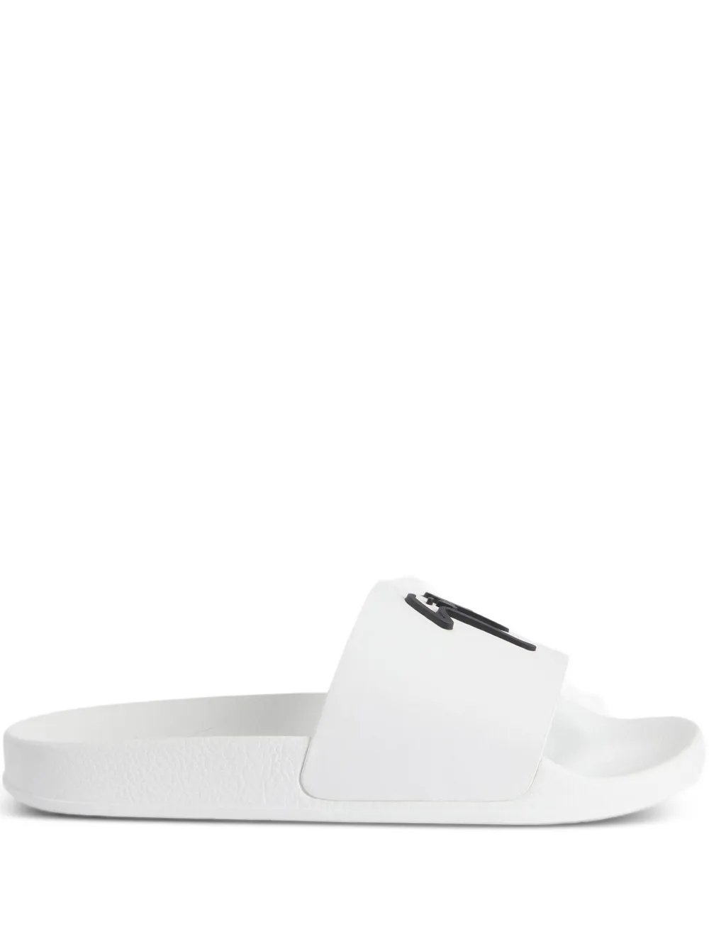 

Шлепанцы Brett с логотипом Giuseppe Zanotti, белый