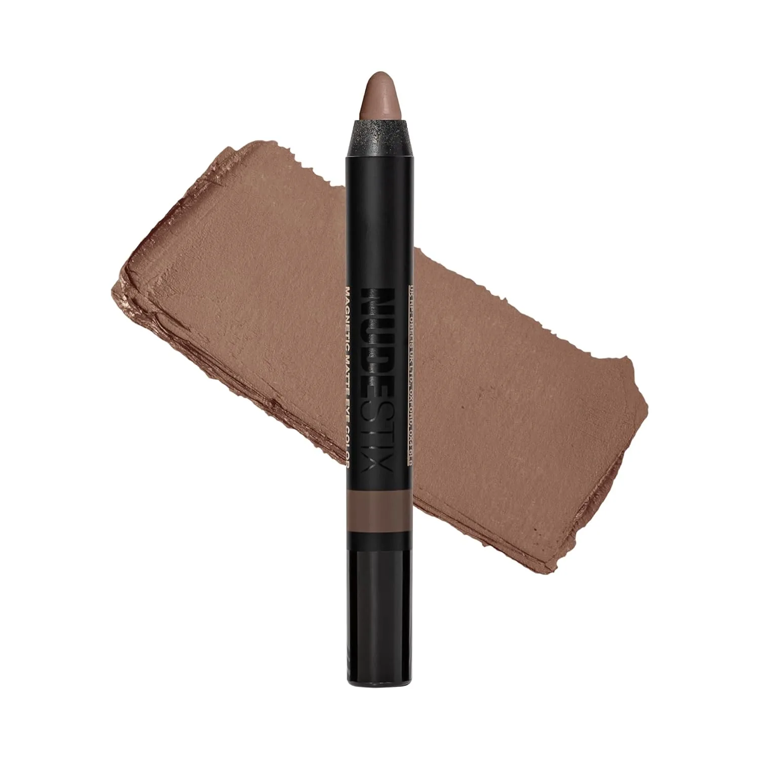 Nudestix Magnetic Matte Eye Color - 3-в-1 водостойкий карандаш для век с матовым покрытием, подводка и праймер, taupe