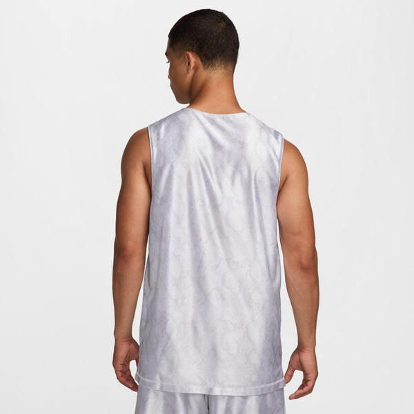 Джерси dri fit стандартный выпуск двусторонний баскетбольный джерси Nike, белый — фото 2