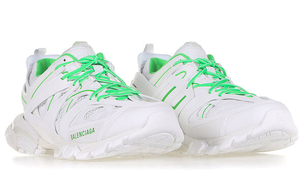 Кроссовки track.2 sneaker 'fluo green' Balenciaga, белый — фото 3