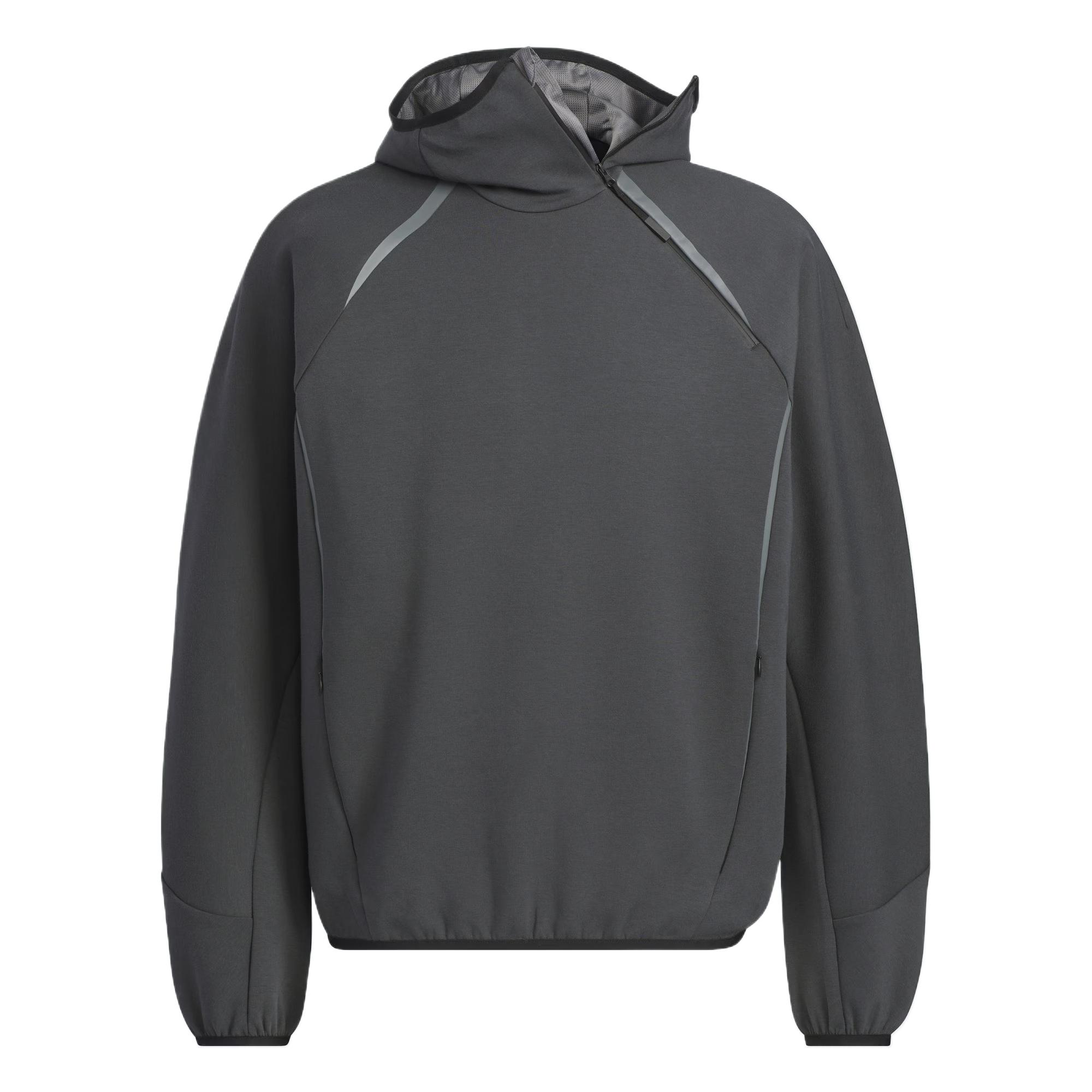 Adidas Толстовка FUSTL P HOODY мужская Carbon Black — фото 3