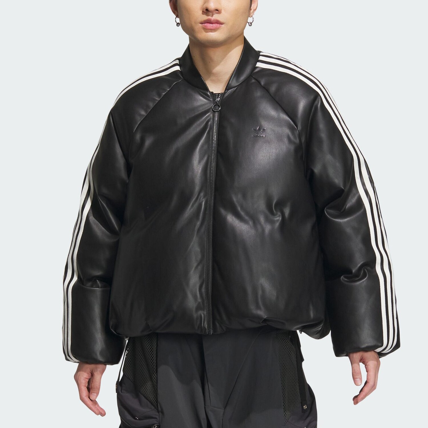Пуховик унисекс Adidas Originals, цвет Black — фото 2