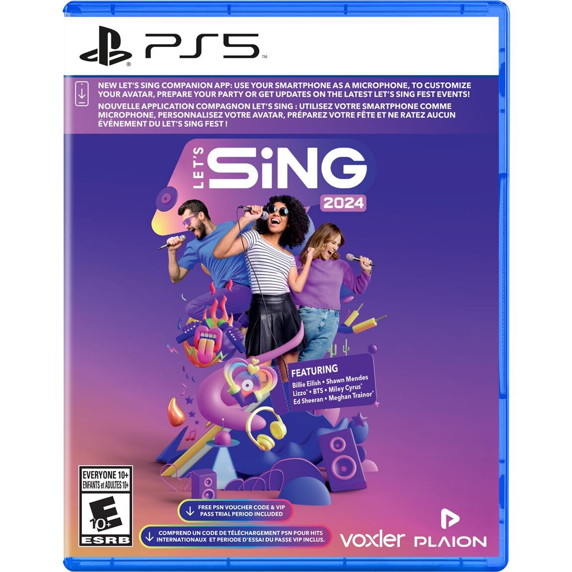 

Видеоигра Let's Sing 2024 and 2 Mic - PlayStation 5