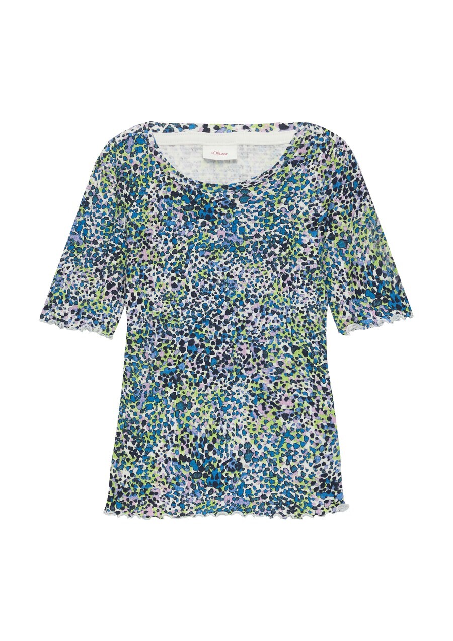 

Футболка s.Oliver Shirt, цвет petrol/light green