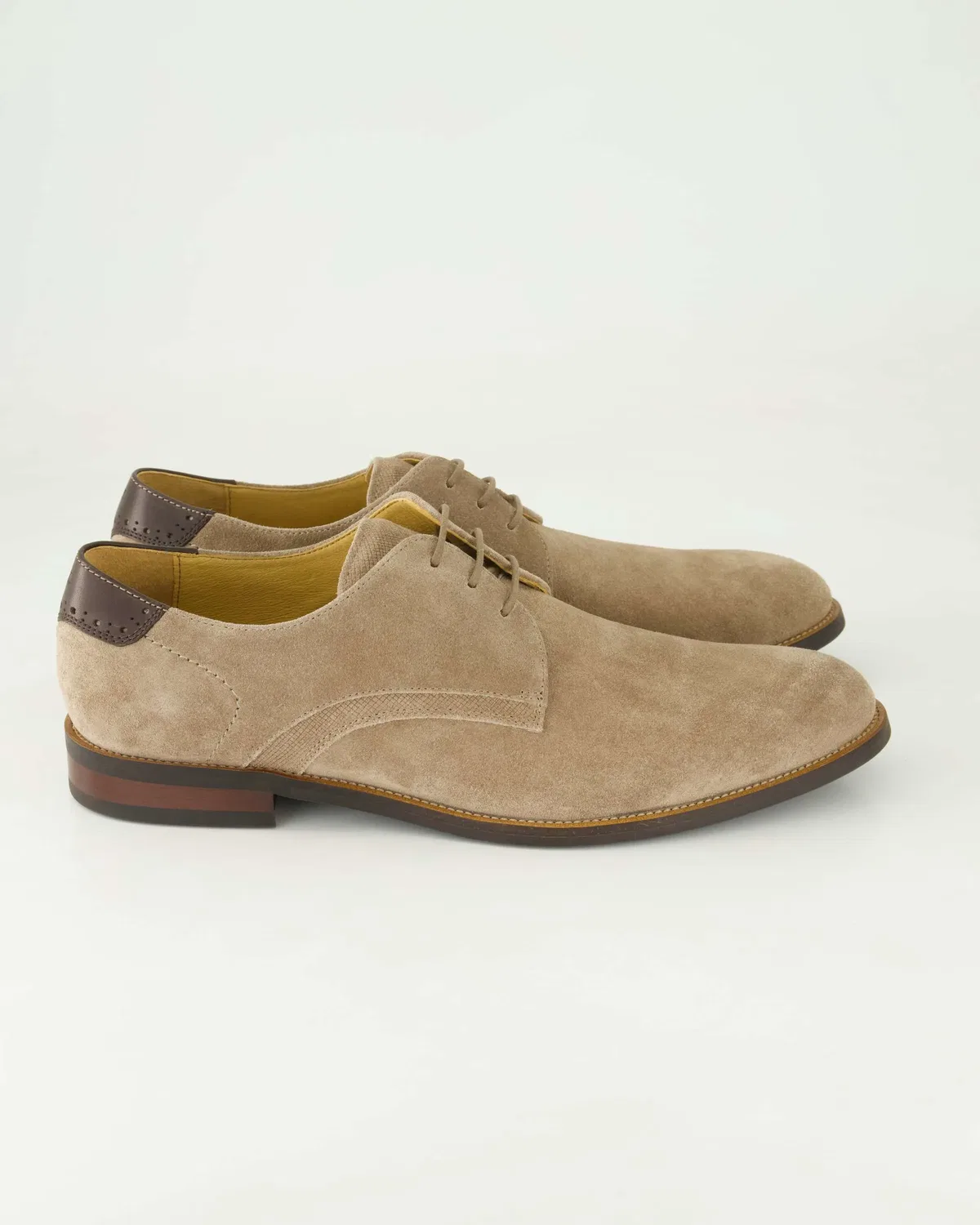 Schnürschuhe veloursleder DIGEL, beige — фото 2