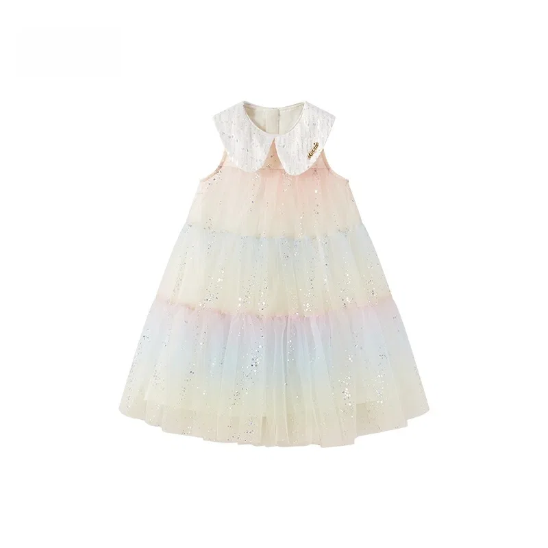Платье SS25 бежевое для детей 3-7 лет Disney, Beige