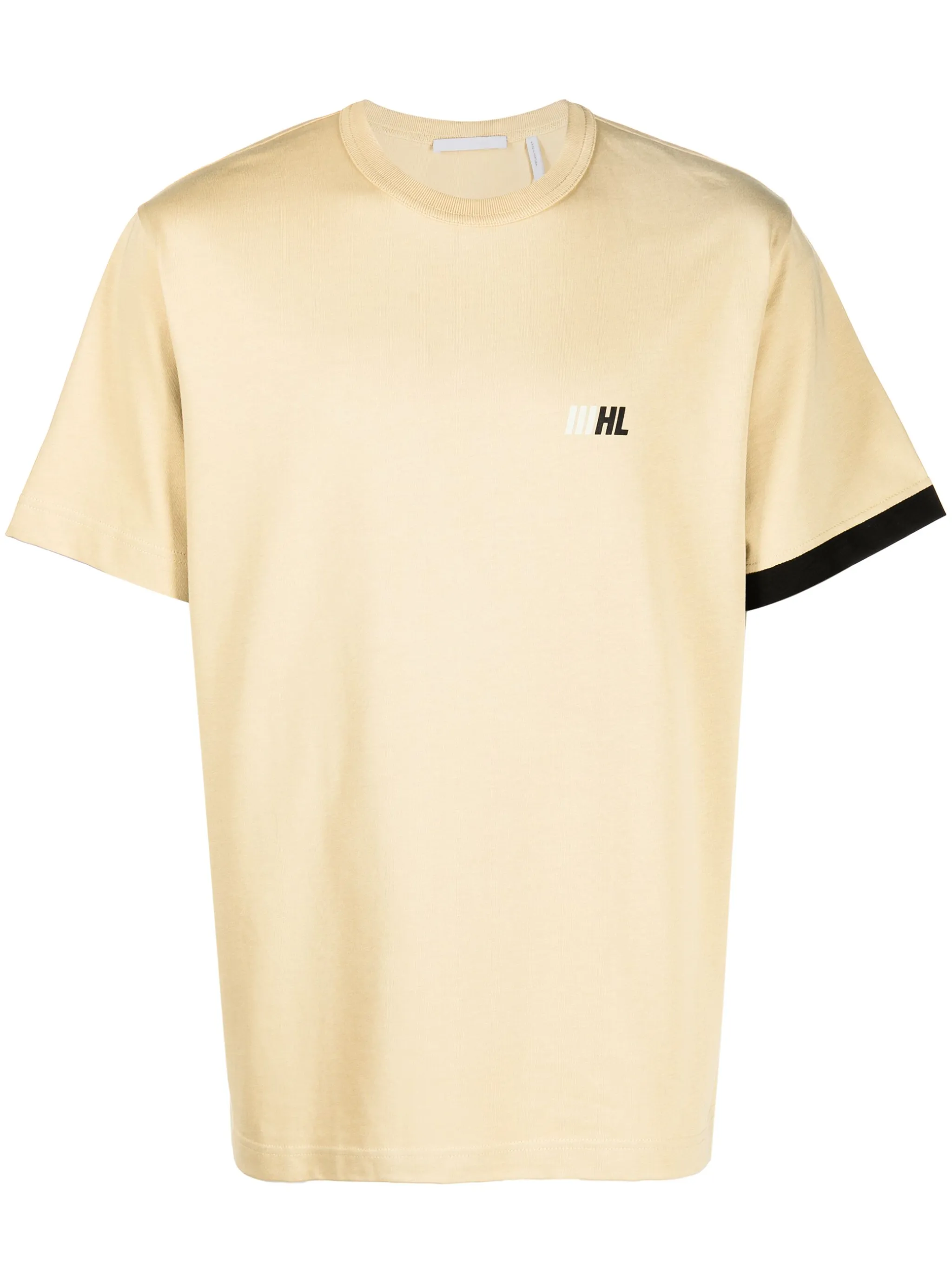 

Футболка Slant Logo с круглым вырезом Helmut Lang, нейтральный