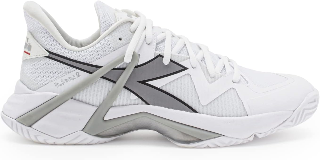 Мужские теннисные кроссовки diadora B.Icon 2 All Ground - белые — фото 2