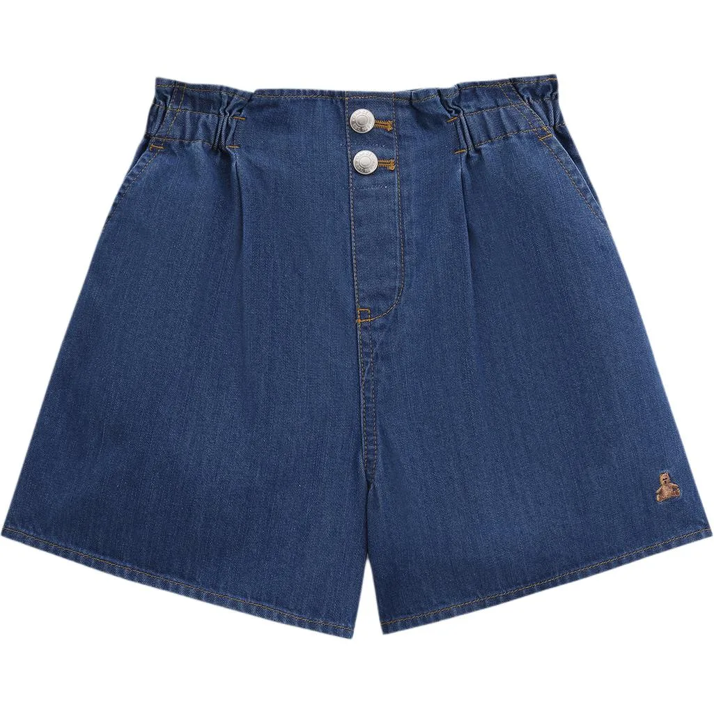 Детские шорты Moderate GAP, denim синий — фото 3