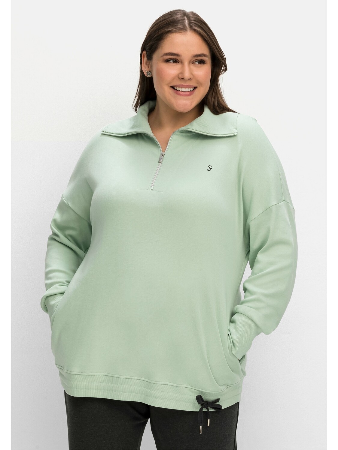 

Толстовка sheego Relaxshirt, мятный