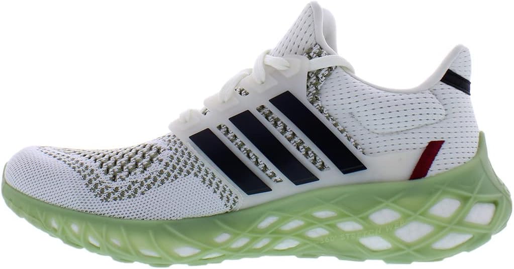 Мужские кроссовки Adidas Ultraboost 1.0, белый/черный/зеленый — фото 3