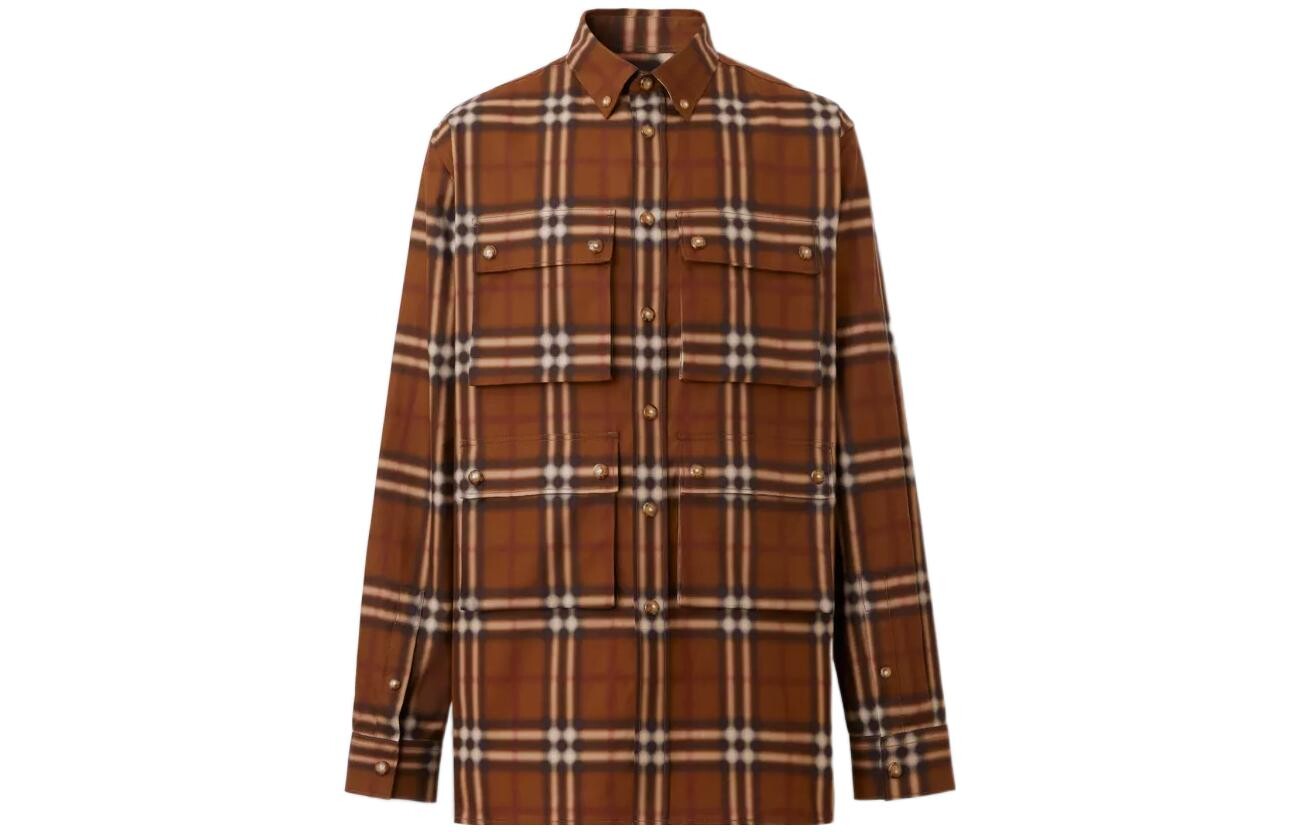 

Мужская рубашка Burberry, цвет Brown