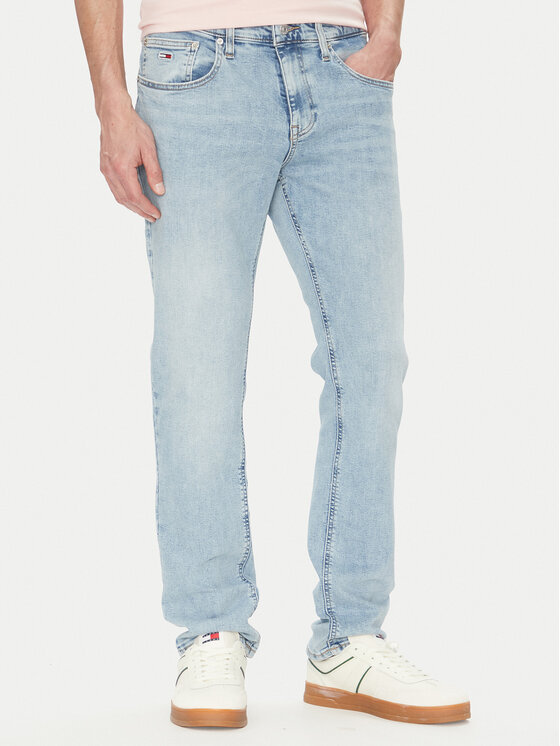 

Облегающие джинсы Scanton DM0DM20985 Tommy Jeans, голубой