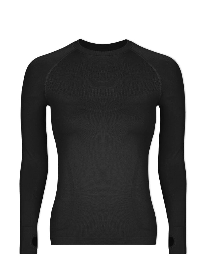 

Футболка SNOCKS Sportshirt langarm Damen mit Daumenloch 1 Stück, черный
