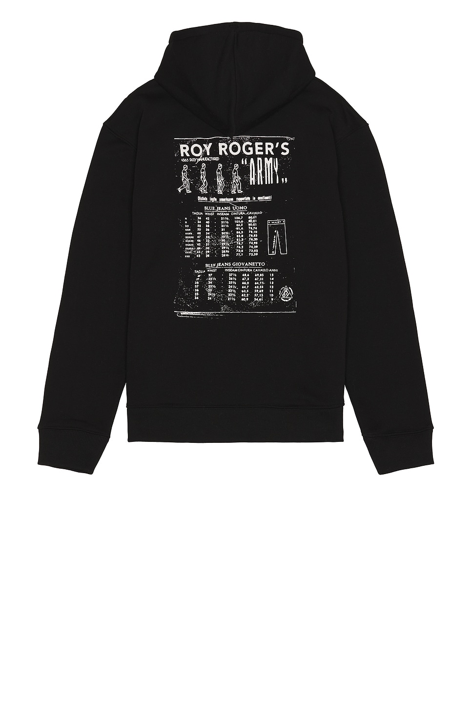 

Толстовка с капюшоном Roy Roger's x Dave's New York, черный
