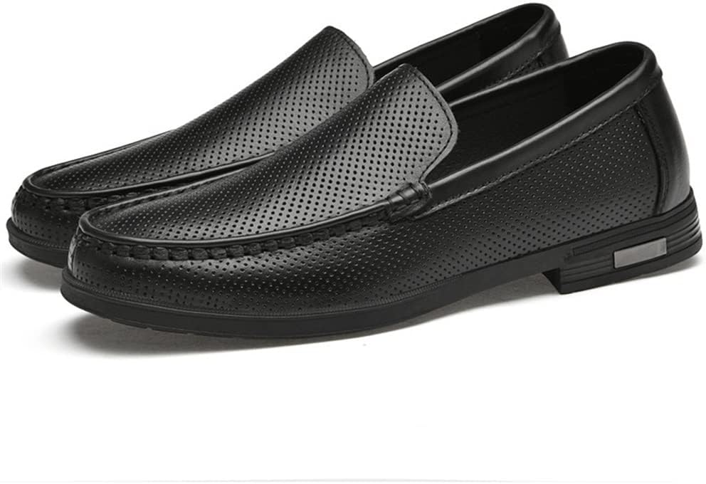 

Мужские лоферы EVSER Smoking, венецианские лоферы, дышащие, однотонные, кожаные, с гибкой плоской подошвой, противоскользящие, легкие, устойчивые, без шнурков (Цвет: черный, Размер: 10.5)