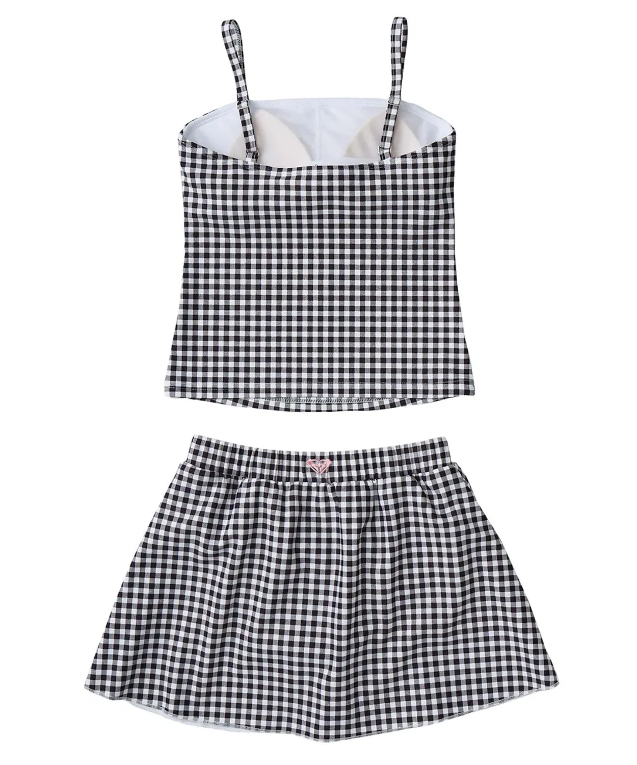 Танкини Roxy MINI PICNIC GINGHAM для девочек, зелёный — фото 2