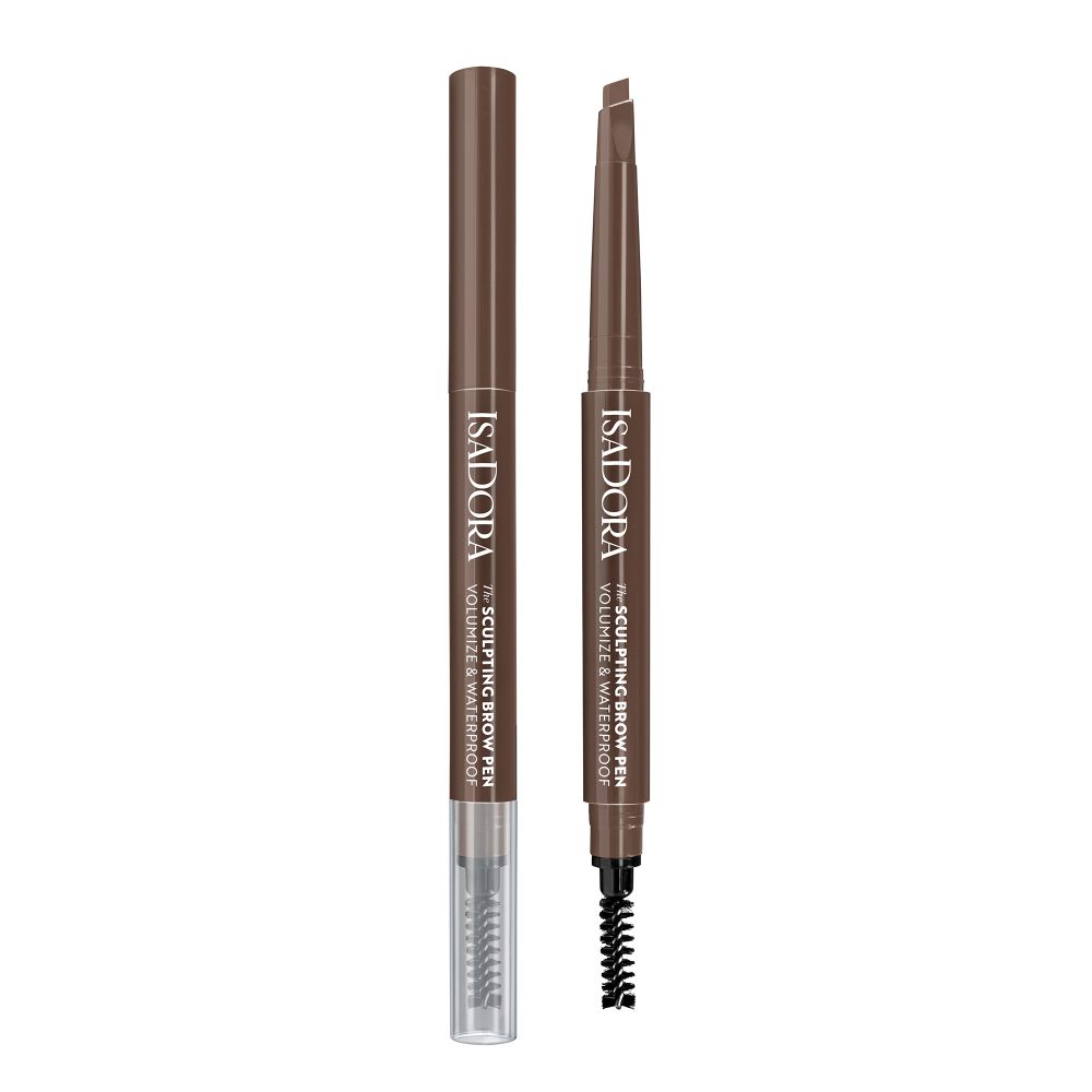 

Карандаш для бровей с кисточкой sculpting brow pen waterproof with brush Isadora, цвет medium brown, вес 0.2 гр.