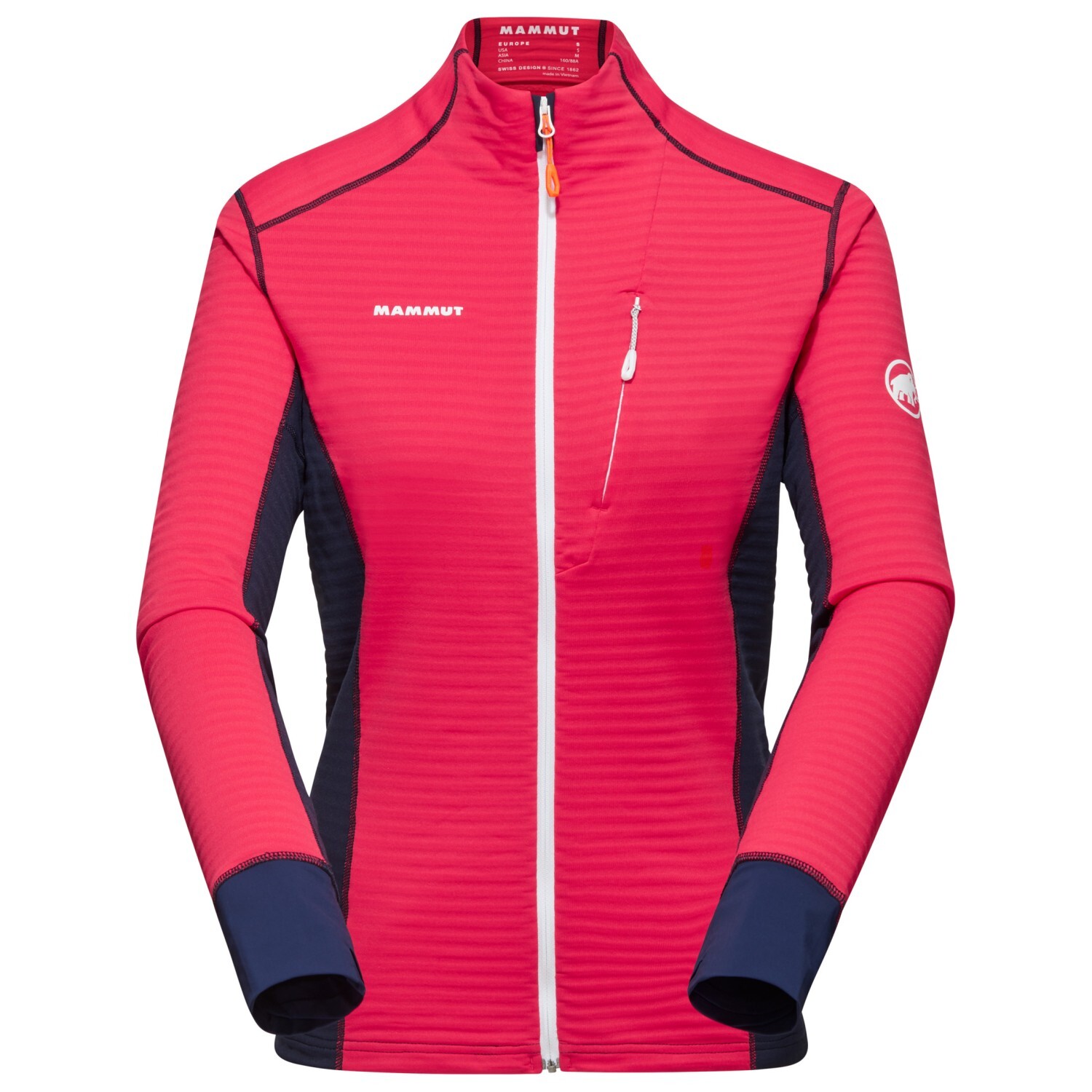 

Флисовая жилетка Mammut Women's Taiss Light Midlayer, цвет Azalea/Marine