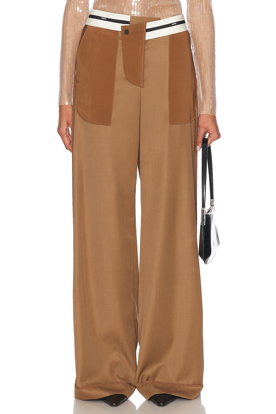 

Брюки Inside Out Monse, Beige