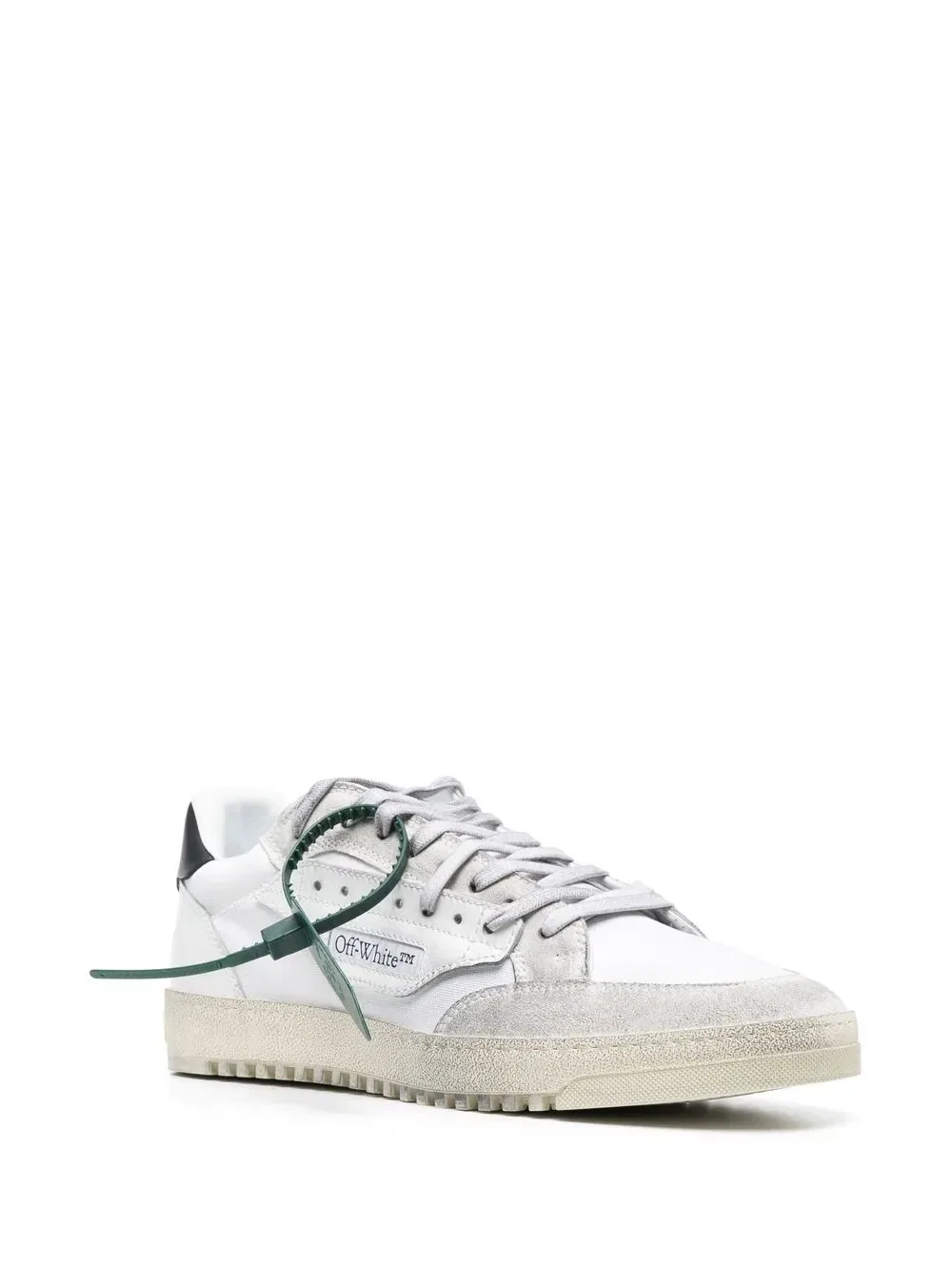 Низкие кроссовки на шнуровке Off-White, белый — фото 2