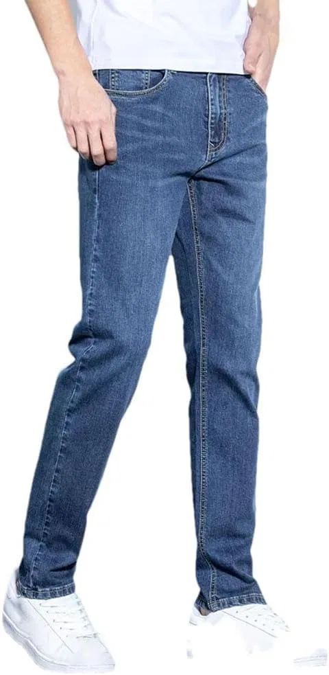 Джинсы классические Slim Fit, темно-синие