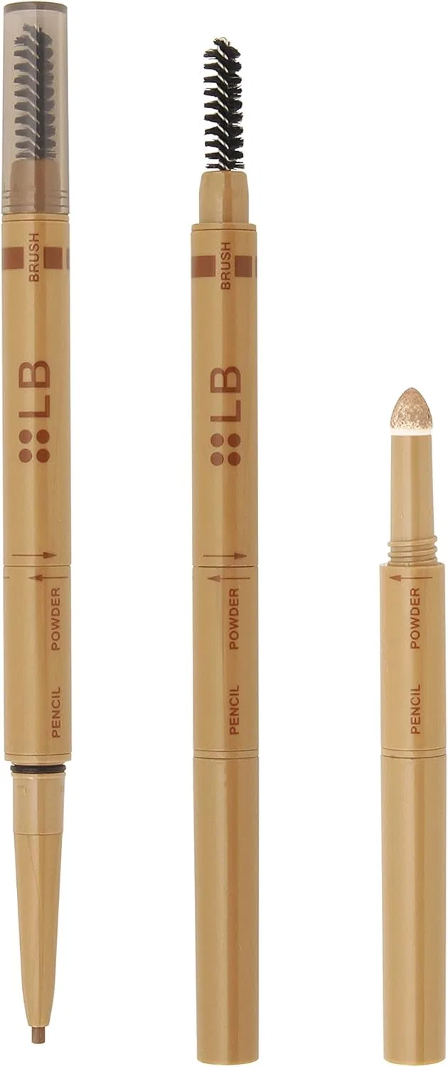 Карандаш для бровей 3 в 1 Innisfree LB Light Brown — фото 3