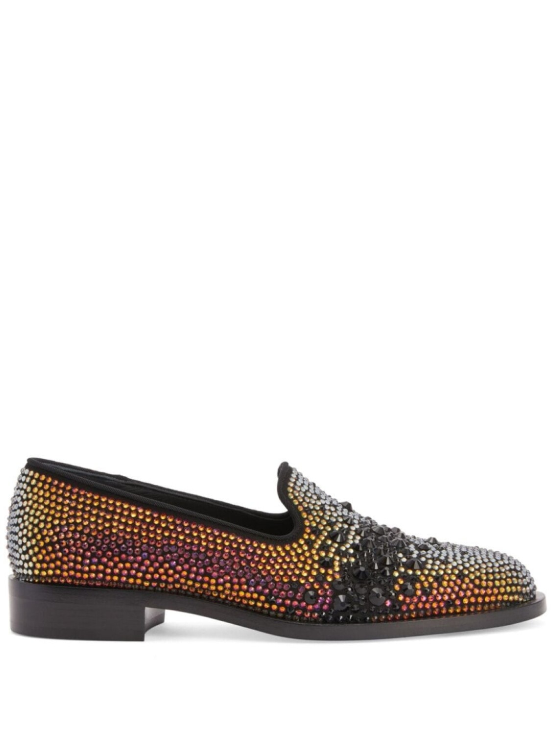 Giuseppe Zanotti лоферы Matildha с кристаллами, разноцветный