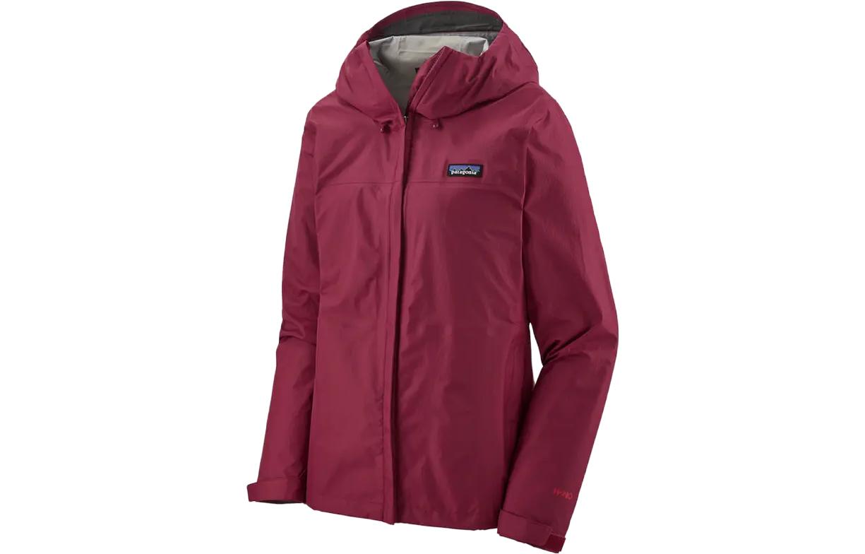 

Patagonia Трехслойная дождевая куртка с логотипом, roamer red